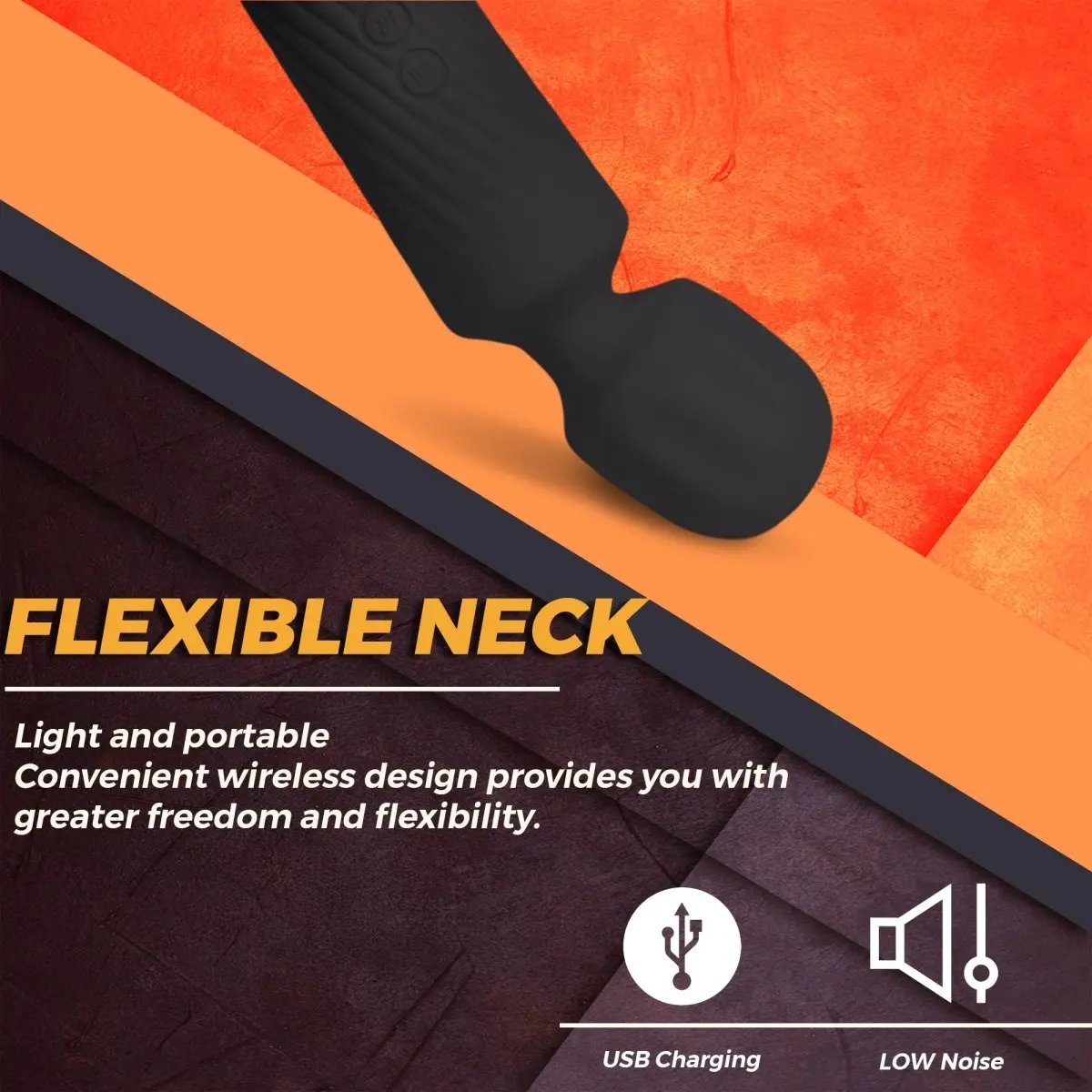 Love Salve Wand Massager - Silent Waterproof Design Ideal for Stress Relief - Love Salve